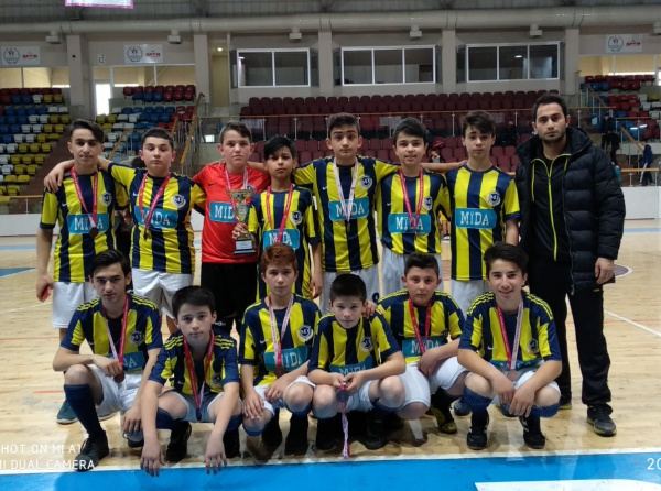 Okul Sporları Futsal İl Müsabakalarında İl Dördüncüsü Olduk.